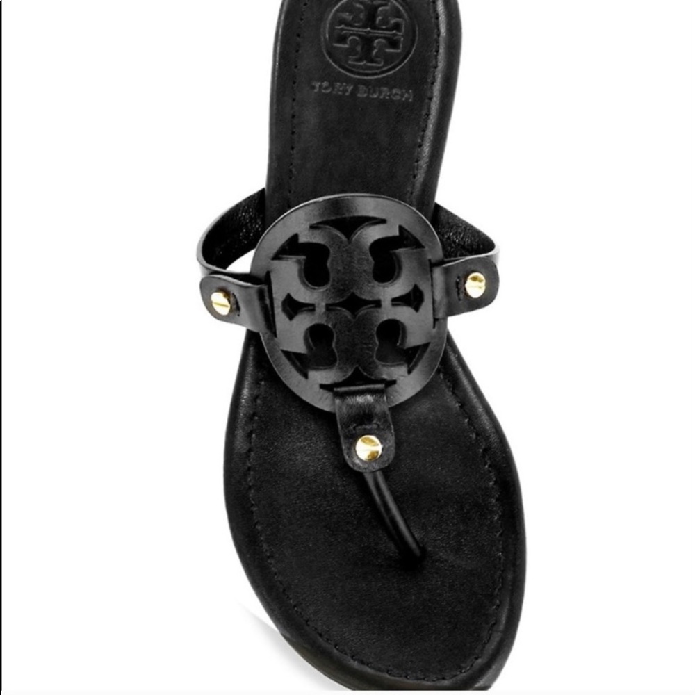 Tory Burch Miller sandals NWT black leather thong